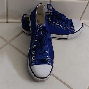 Mengsai blue tennis shoes